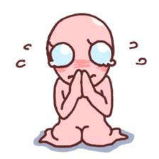 A cheerful alien sticker #460669