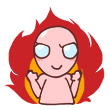 A cheerful alien sticker #460674