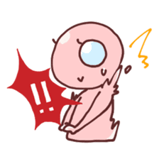 A cheerful alien sticker #460679