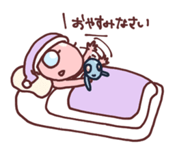 A cheerful alien sticker #460683