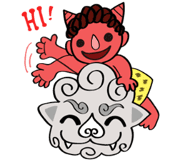 fuku lion sticker #460701