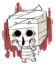 MUMU the box-head Mummy sticker #461016
