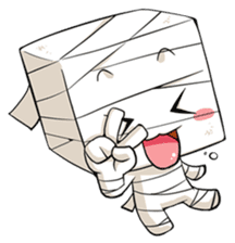 MUMU the box-head Mummy sticker #461021