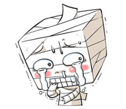 MUMU the box-head Mummy sticker #461030