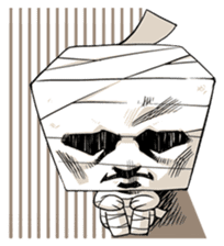MUMU the box-head Mummy sticker #461051
