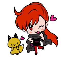 Female ninja Anne sticker #461280