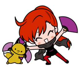 Female ninja Anne sticker #461286