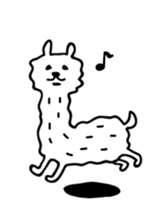 Lovely Alpaca sticker #461495