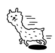 Lovely Alpaca sticker #461507