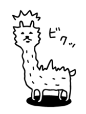 Lovely Alpaca sticker #461511