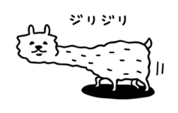 Lovely Alpaca sticker #461516