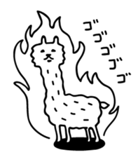 Lovely Alpaca sticker #461523