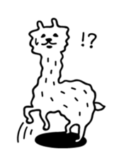Lovely Alpaca sticker #461525