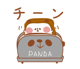 The panda of bread sticker #461649