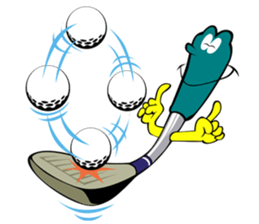 A roundup of today's golf sticker #461671