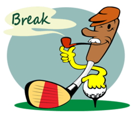 A roundup of today's golf sticker #461677