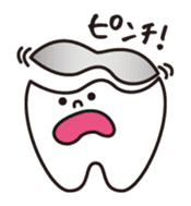 resident of mouth  [ TOOTH-san ] sticker #461707