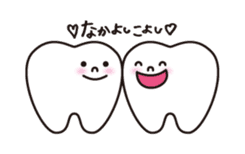 resident of mouth  [ TOOTH-san ] sticker #461721