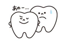 resident of mouth  [ TOOTH-san ] sticker #461723