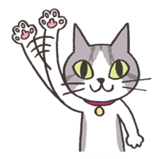 Bicke and his cat friends. sticker #461939