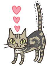 Bicke and his cat friends. sticker #461943