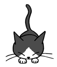 Bicke and his cat friends. sticker #461947