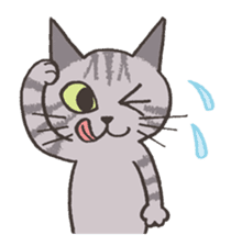 Bicke and his cat friends. sticker #461948