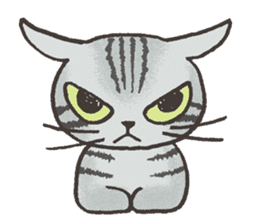 Bicke and his cat friends. sticker #461953