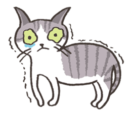 Bicke and his cat friends. sticker #461955