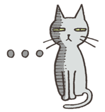 Bicke and his cat friends. sticker #461958