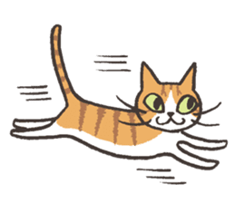 Bicke and his cat friends. sticker #461963