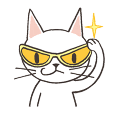 Bicke and his cat friends. sticker #461965