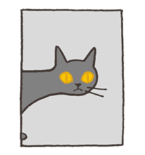 Bicke and his cat friends. sticker #461968