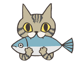 Bicke and his cat friends. sticker #461972