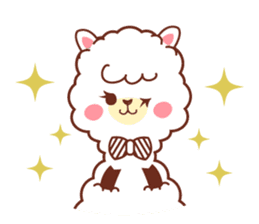 A lovely alpaca sticker #461979