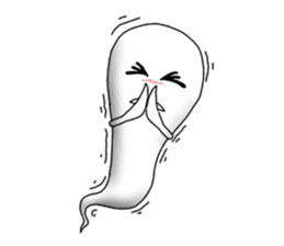 Cute & ghostly sticker #462036