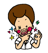 my favorite mother's son sticker #462087