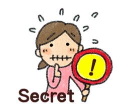 girl sticker #462434