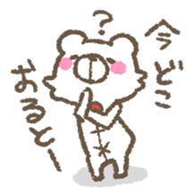 The bear which speaks the Kyushu valve sticker #462489