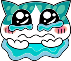 Pretty cat sticker #462580