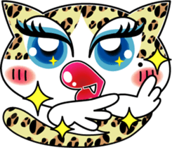 Pretty cat sticker #462581