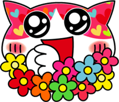 Pretty cat sticker #462582