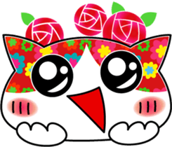 Pretty cat sticker #462583