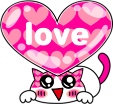 Pretty cat sticker #462592