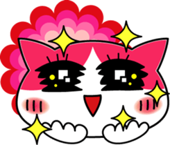 Pretty cat sticker #462597