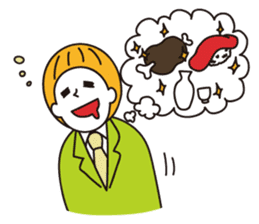 New office worker Maruo's new life sticker #463031