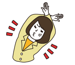 New office worker Maruo's new life sticker #463045