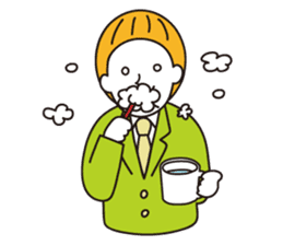 New office worker Maruo's new life sticker #463050