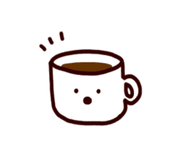 Coffee cup sticker #463975