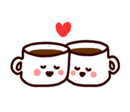 Coffee cup sticker #463976